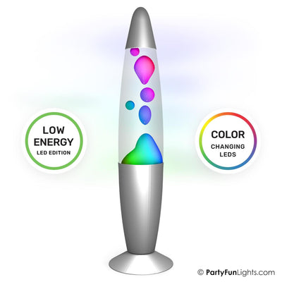 Lámpara de lava LED para fiestas, cambia de color