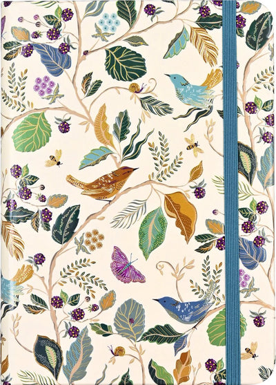 Peter pauper cuaderno compacto pájaros y bayas