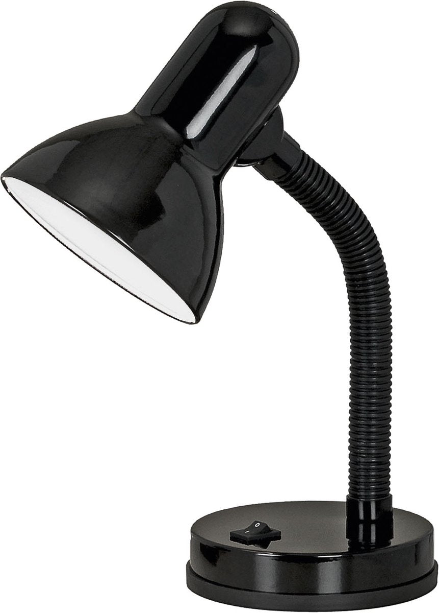 Eglo basic tafellamp bureaulamp - e27(excl) - 30 cm - zwart