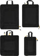 Abbey camp packing cubes compressie - set van 4 - rpet - frankfurt-004 - zwart