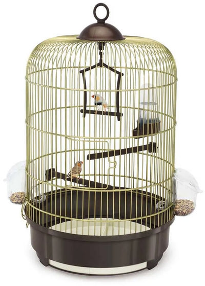 Jaula para pájaros imac milly 33x48 cm dorado