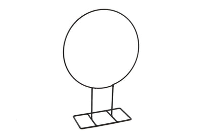 Hbx natural living stand con aro ø38x12xh50cm negro