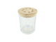 Vaso Hbx natural living con coperchio organizer ø9,2xh7,5cm trasparente