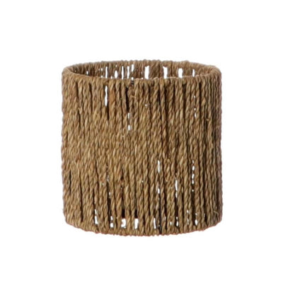 Hbx natural living portavelas vinslo con cristal ø15cm