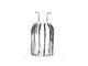 HBx natural living jarrón botella vidrio h10cm negro-transparente