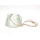 Lanterna sospesa Hbx natural living linee ø11xh15cm verde