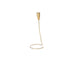 Hbx candeliere vivente naturale astan metallo 11,5xh38,3 cm oro