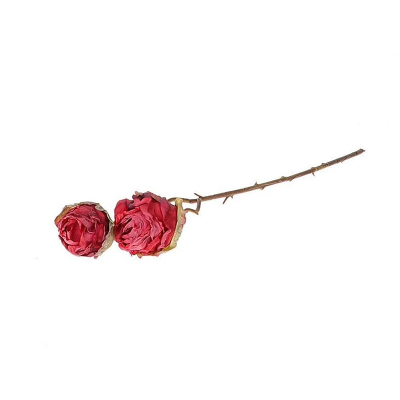 HBx ramo decorativo natural living rosa 45 cm rosso