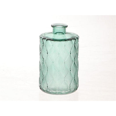 Vaso Hbx natural living in vetro vinty ø9xh15cm verde