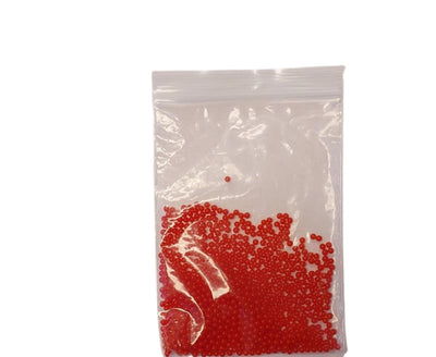 HBx Perle naturali di acqua viva rosse sacchetto da 15gr