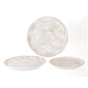 Hbx natural living hbx natrural living schalenset lipaek 3-delig white wash ã˜33-40-45cm