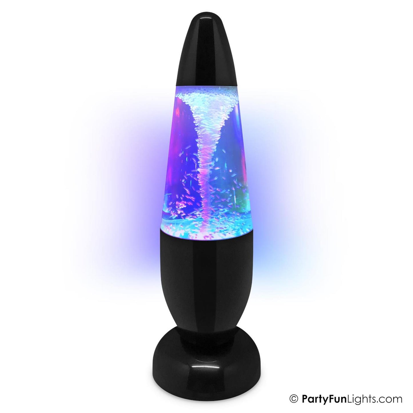 Lampada da tavolo Partyfun Lights Tornado Glitter LED