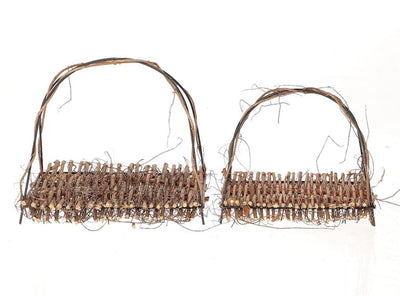HBx natural living cuenco decorativo natural 2 piezas