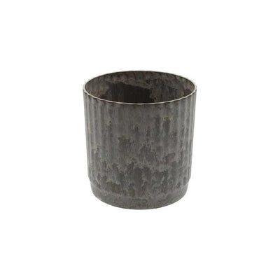 Hbx vaso da fiori natural living in melamina rigata dia17x18cm