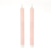 Hbx natural living dinerkaars led vlam 24.5cm roze