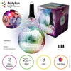 Partyfun luci disco palla 20cm LED multicolore