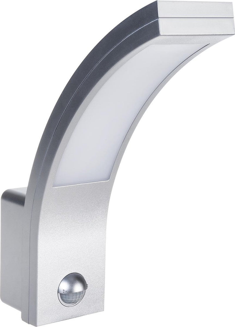 Lampada LED Maclean con sensore di movimento infrarossi mce244 s 750lm 10w ip54 energy silver