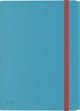 Leitz cosy pp 3-klepsmap - map met vak - mappen voor a4 documenten - ideaal voor thuiskantoor thuiswerken - sereen blauw