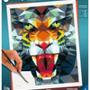 Ravensburger polygon tijger - schilderen op nummer voor volwassenen