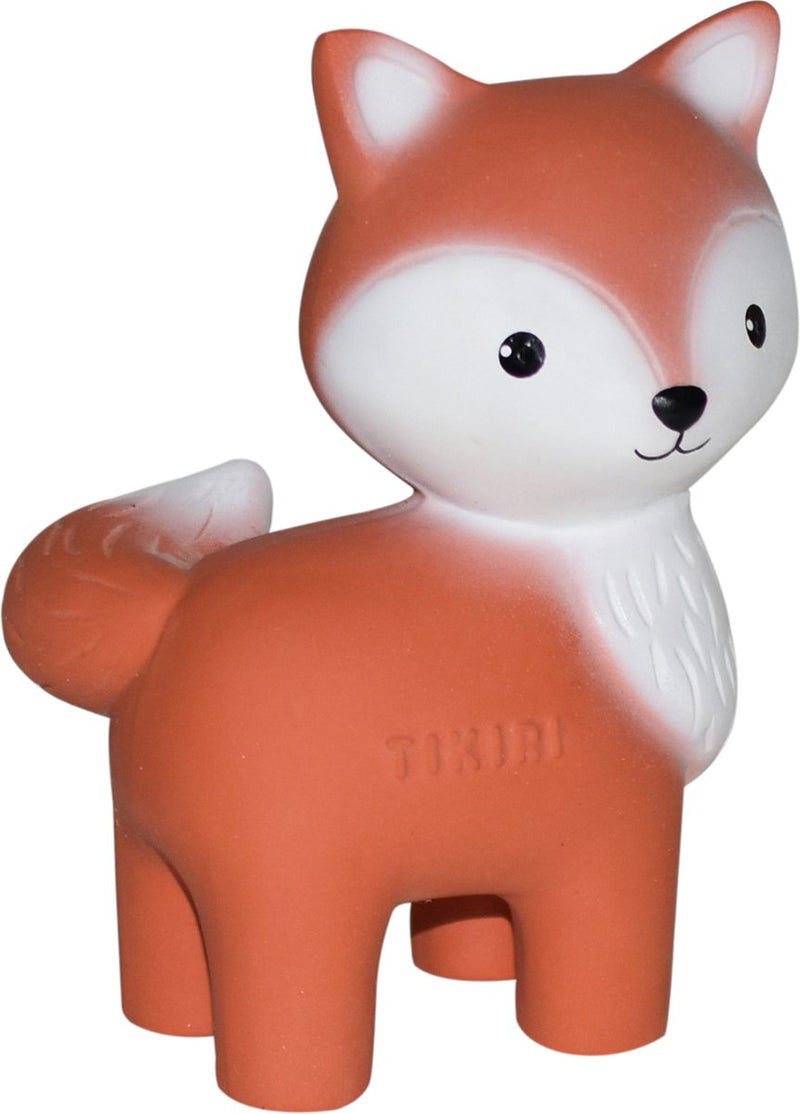 Tikiri il mio primo animale della foresta - volpe - gomma naturale - con campanello - 0 anni