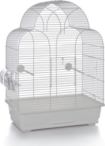Beeztees sonia - gabbia per uccelli - bianca - 45x28x63 cm
