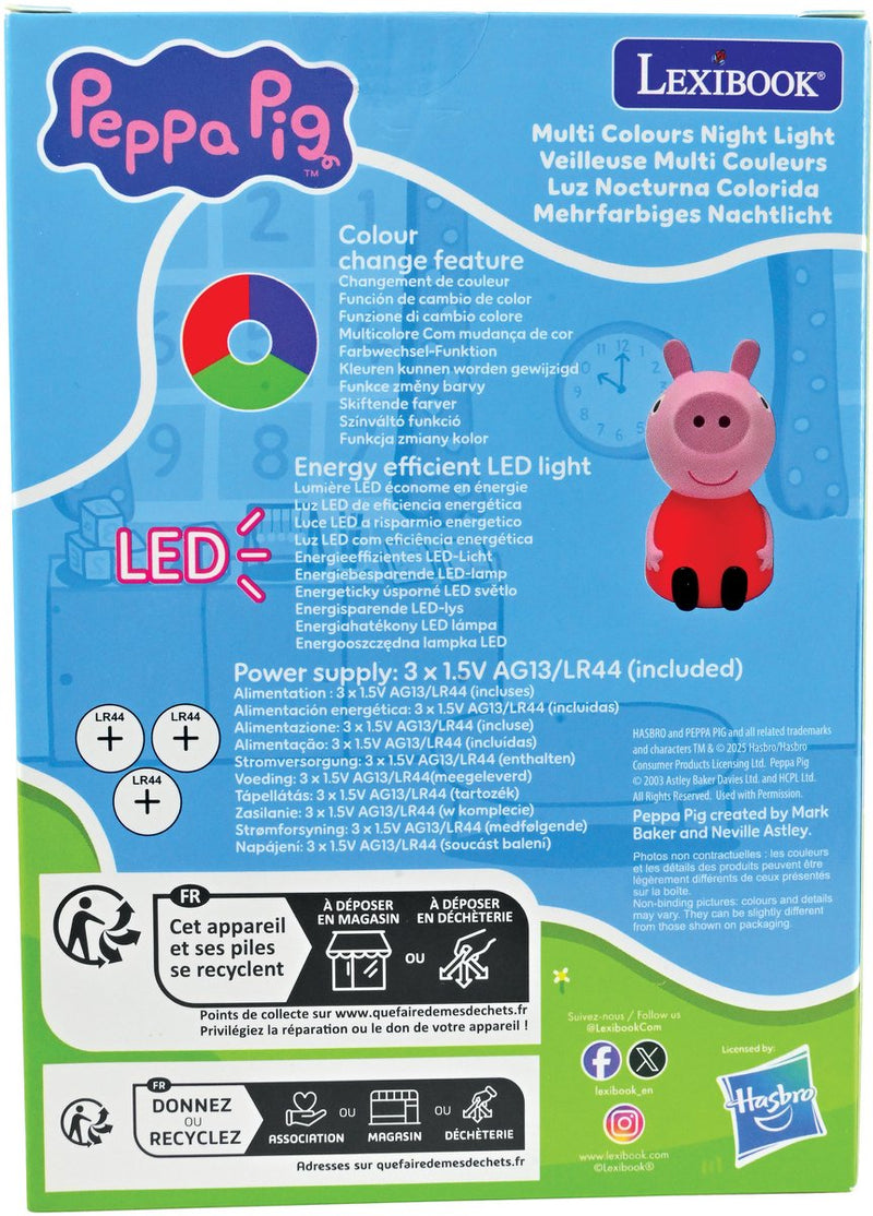 Luce notturna tascabile Lexibook Peppa Pig