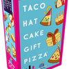 Geronimo games blue orange kaartspel taco hat cake gift pizza