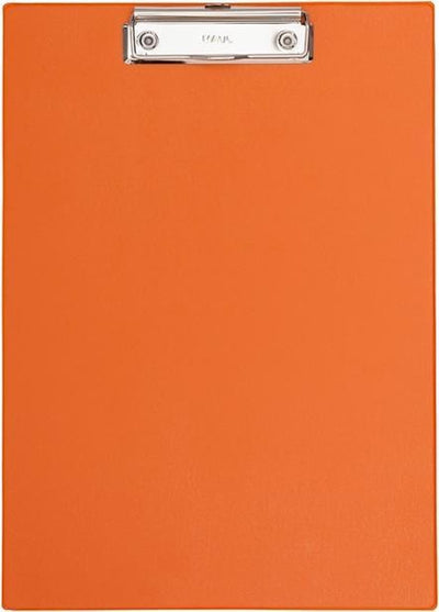Maul 12 x clipboard - a4 portrait - neon orange - value set