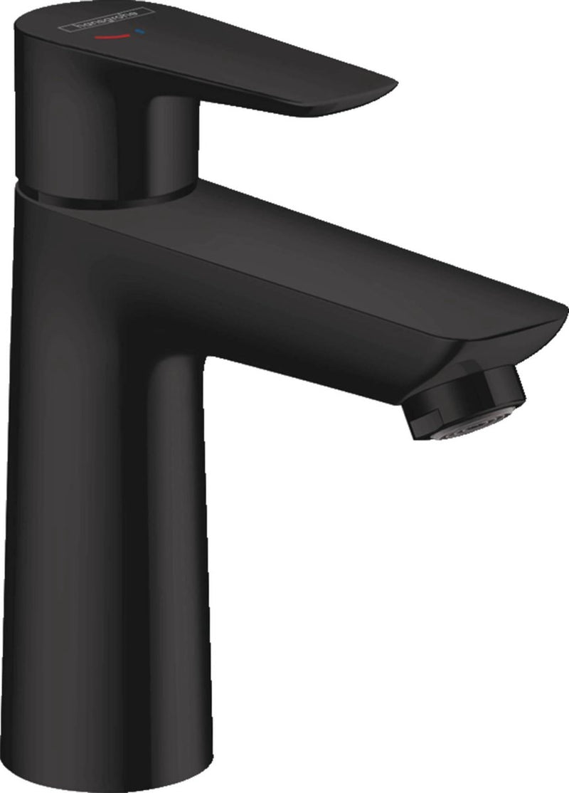 Hansgrohe talis e - miscelatore lavabo - funzionamento monocomando - cool start risparmio energetico - senza scarico - misura 110mm - nero opaco