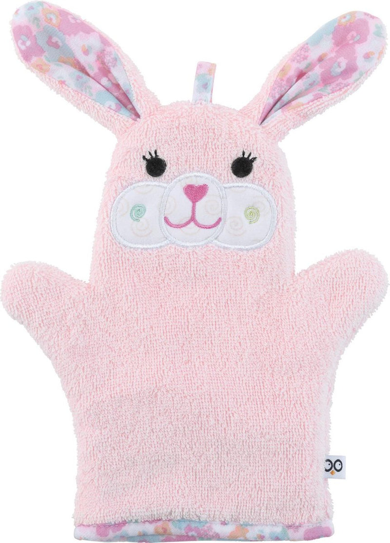 Zoocchini washandje - beatrice the bunny konijn roze