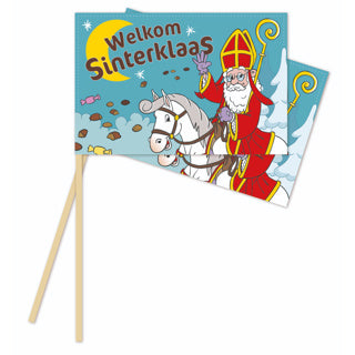 Sinterklaas bandiere di carta 10 pezzi