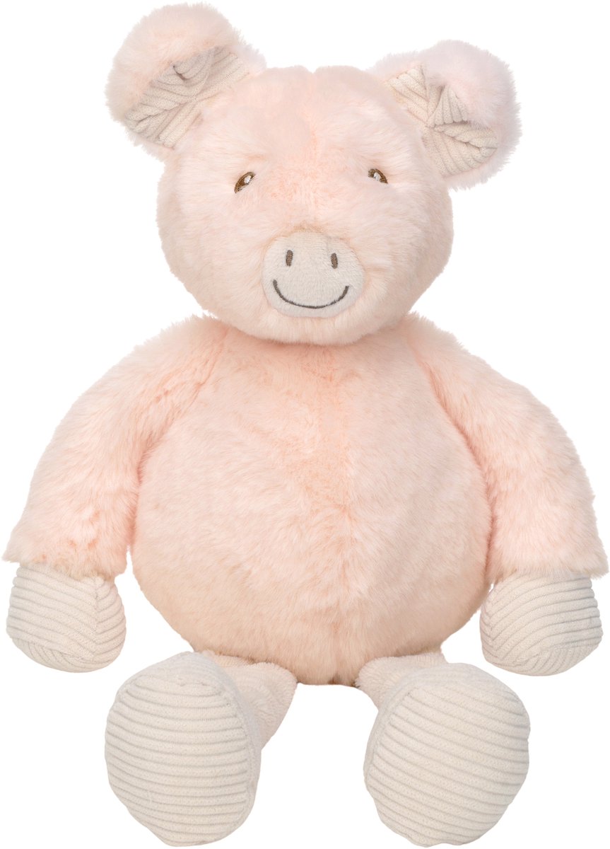 Peluche elegante maiale Happy Horse 40 cm - rosa - peluche per bambini