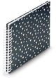 Album a spirale Hama adorabile - 28x24 cm - 50 pagine bianche - blu