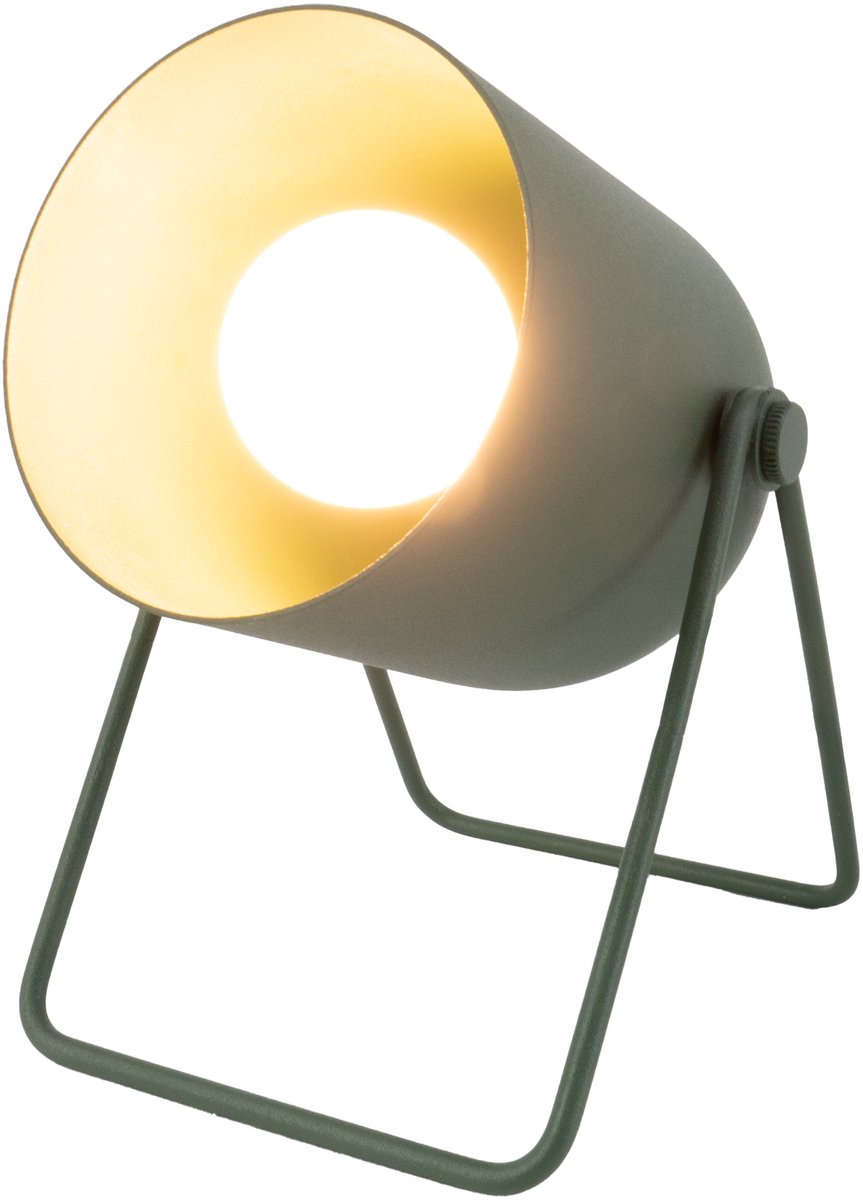 Lampada da tavolo Eglo Tilston - e14 - 14,5 cm - verde - inclinabile