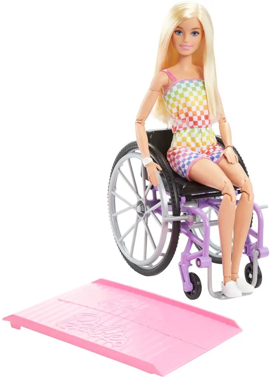 Barbie fashionista rolstoel - modepop