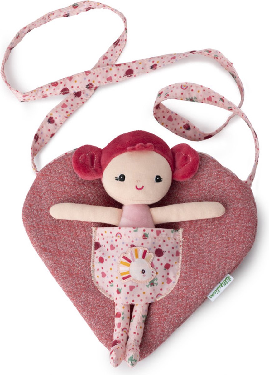 Lilliputiens - bambola Aline - borsetta a forma di cuore