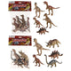 Dinosauri 12-15 cm sacchetto da 5 pezzi