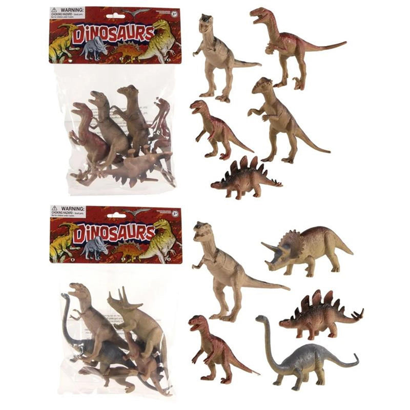 Dinosaurios 12-15cm bolsa de 5 piezas