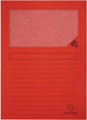 L-covers 50105e carta 31x22cm finestra rossa scrivibile