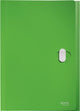 Carpeta de proyectos de reciclaje Leitz a4 - con 5 compartimentos - 80% plástico post-consumo reciclado - verde
