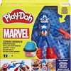 Play-doh marvel captain america stempelschild - boetseerklei