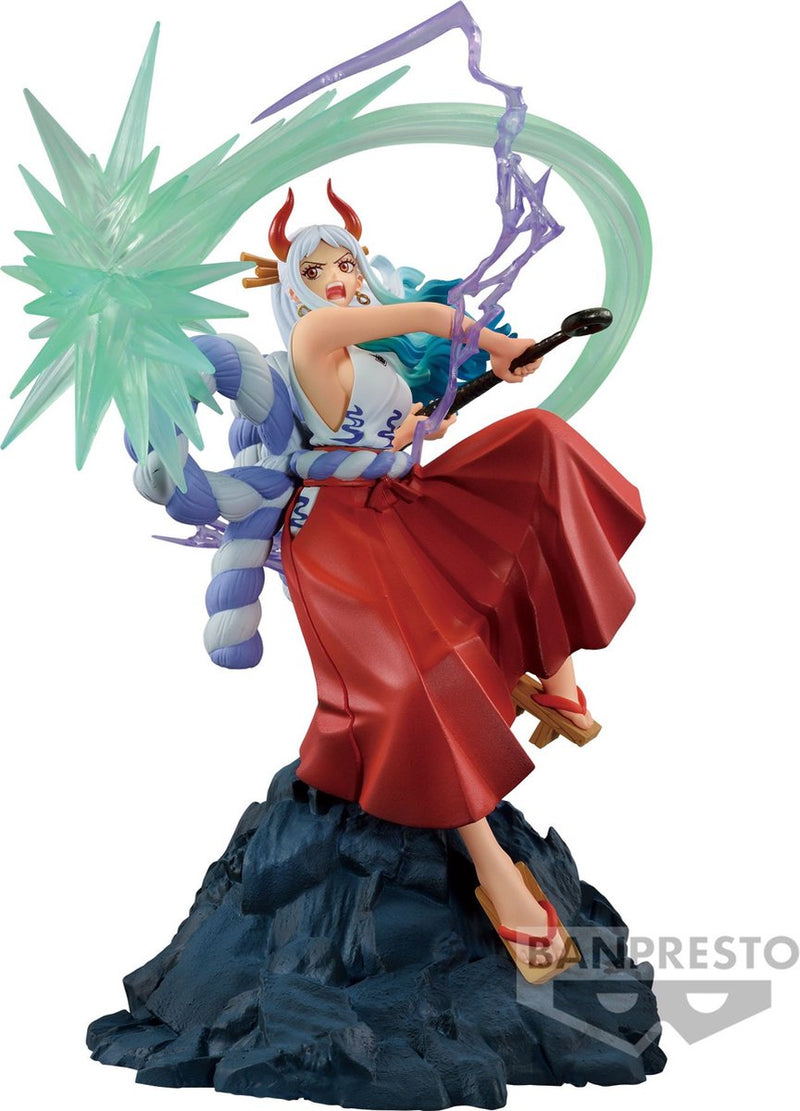 Banpresto one piece - yamato the brush - figura dioramatica 19cm