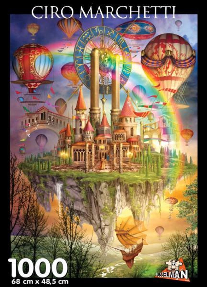 Puzzelman tarot town - ciro marchetti (1000)