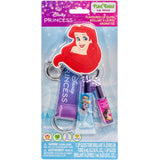 Disney princess lipgloss met sleutelhanger | 6 stuks - afbeelding 1