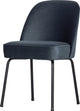 Woood vogue eetkamerstoel - fluweel - teal - 83x50x61