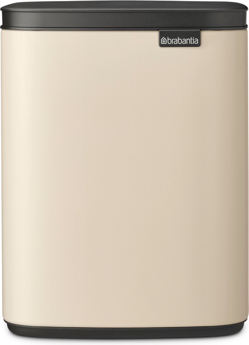 Brabantia bo prullenbak - 7 liter - badkamer - soft beige