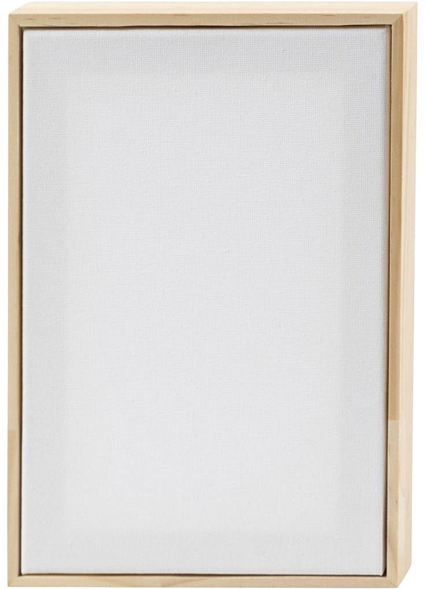Creativ company cc gespannen canvas met lijst 15,8 x 23,8 cm 280 gr 10 st