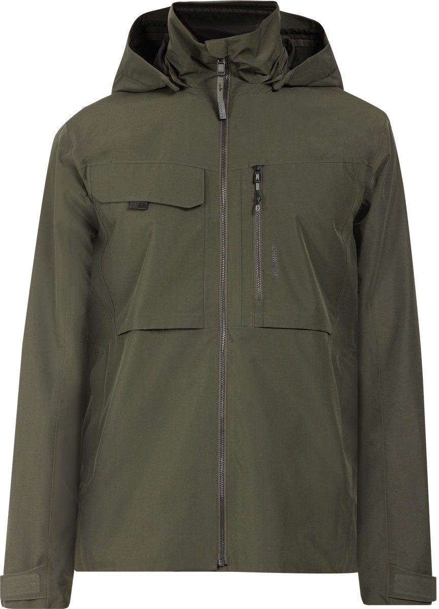 Giacca da esterno unisex Didriksons Aston Usx Jkt 5 - verde intenso