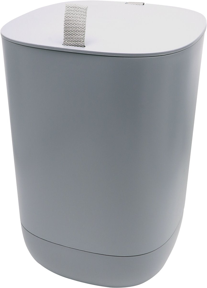 Nature - contenitore per compost bokashi - h35 x 24 x 25,7 cm - grigio - 10,6 l - per la cucina