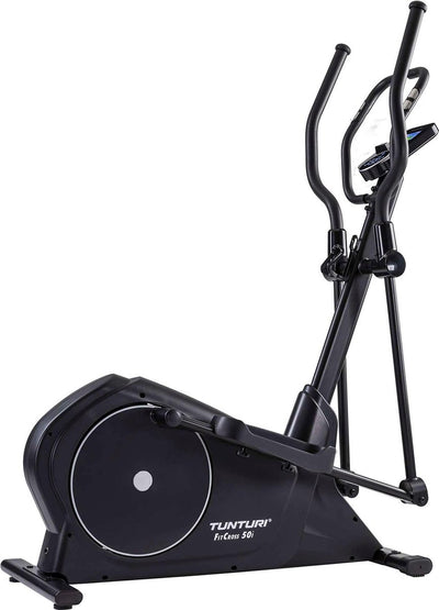 Tunturi fitcross 50i - cross trainer - dispositivo fitness - 20 programmi - 32 resistenze - Bluetooth - cardiofrequenzimetro - multi grip - incl. applicazione gratuita